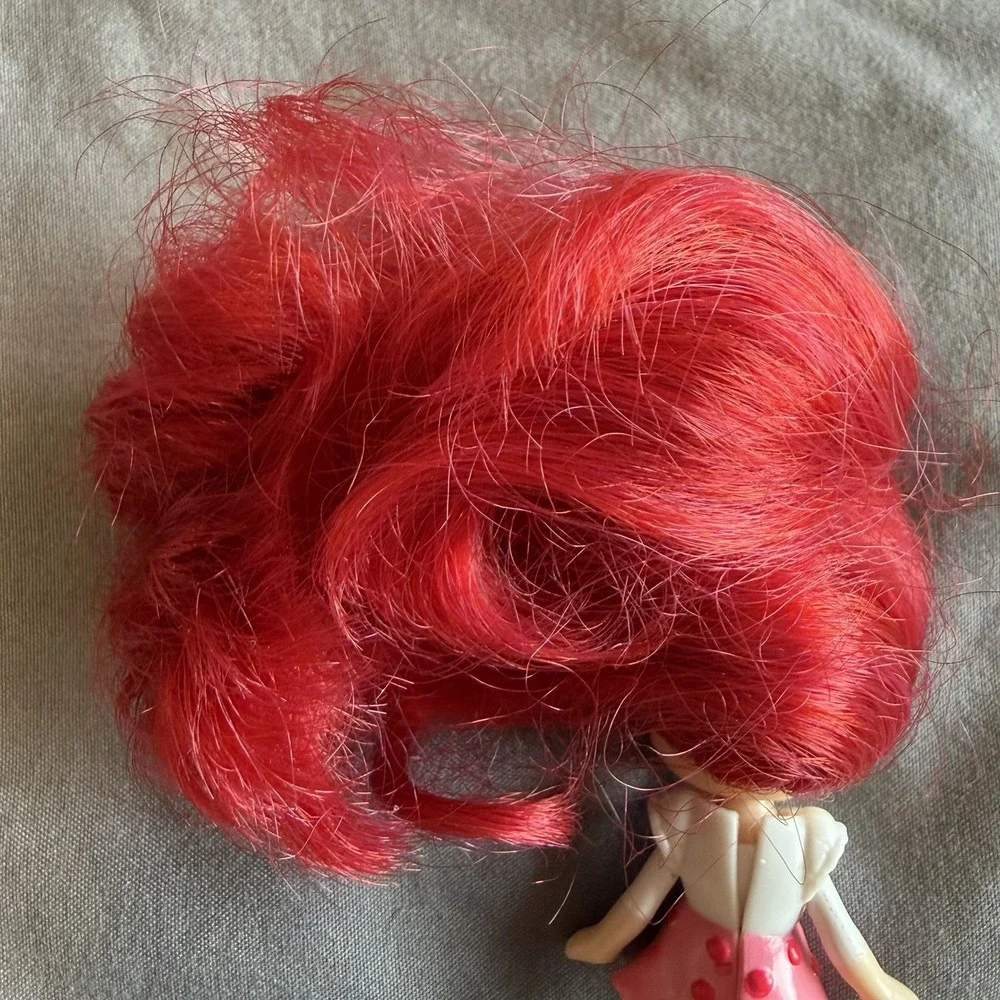 2008 Strawberry Shortcake 3" Doll Kidcore Retro Plastic Dress Fun Collectible - Picture 7 of 11